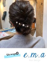 エマヘアデザイン(e.m.a Hair design)&nbsp;アップアレンジ
