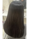 髪質改善×ブルーブラック