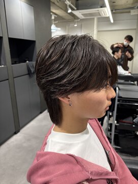 ハイプ 名古屋栄(HYPE) シースルーマッシュ×フェザーパーマ(名古屋/栄/メンズ)