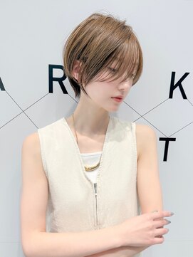 ハルキミナト ジャパン ヨコハマ(HARUKI MINATO japan YOKOHAMA) キッズカット/縮毛矯正/学割U24/ブルーカラー/くすみベージュ