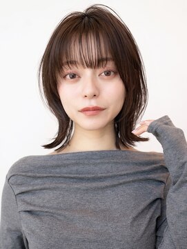 エースハバナ 渋谷(1 HAVANA) チョコグレージュ/20代30代大人かわいい/ミディアムレイヤー