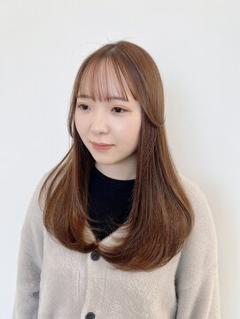 ビーヒアナウ N゜03 金沢駅西店(BE HERE NOW) ナチュラルレイヤー×ミルクティーベージュ