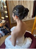 プレ花嫁ヘアセット