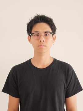 スパイキーショート/ピンパーマ/福岡