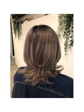 ニューヨークニューヨーク 大久保店(NYNY) ウルフヘア+ハイライトグレージュ