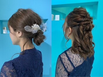 ティファニー(Tiffany)の写真/【西鉄天神徒歩3分】最短10分で叶う高クオリティヘアセット♪結婚式やイベントをより特別な1日へ☆
