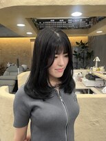 ウリ 横浜(uli)&nbsp;コリアンブラック×レイヤーカット