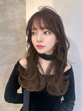 ロンド ルージュ 銀座店(Lond rouge) 簡単スタイリングヘアセンターパートゆるふわロングハイレイヤー