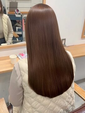 ペレ アネックス 大阪梅田茶屋町店(PELE ANNEX) ミディアムヘア/デザインカラー/フェイスフレーミング/梅田