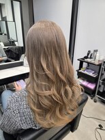 パヌポン(PANUPON) ミルクティーハイライトケアブリーチバレイヤージュダブルカラー