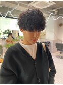 立川／フェザーパーマ／ショート／爽やか／垢抜け男子