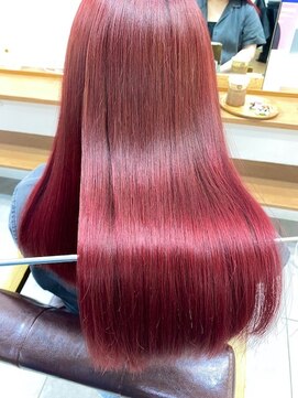 くびレイヤー グレーベージュ 白髪染め 白髪ぼかし 髪質改善