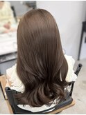 上品韓国ヘアオリーブベージュ