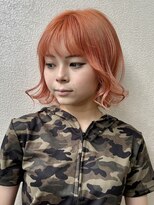 レクタ(recta)&nbsp;大人20代30代ピーチコーラル×外ハネボブ