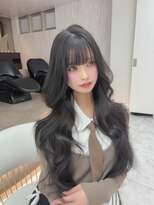 ロンドルピナス 小倉(Lond Lupinus)&nbsp;縮毛矯正/ワンホンレイヤー/ミルクティーブランド/ダークブルー