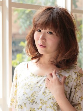 フレイムスヘアーアンドリラックス 西川口店 『-5歳+朝が楽♪』大人かわいい小顔ミディアム【Frames西川口】