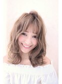 ゆるふわメディアム(アッシュベージュ)