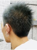 【グリーンアッシュ色】 ボウズ__ソフトモヒカン__カラー★（1）