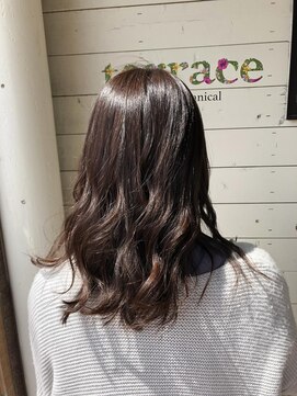 テラス ヘアアンドボタニカル(terrace) セミロング/20代/30代/40代/ナチュラルブラウン