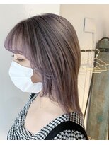 ナルヘアー 越谷(Nalu hair) ウルフレイヤー/ハイトーンカラー/韓国風カラー/レイヤーカット