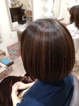 ルシードスタイル クリザンテーム ボブ×ハイライト