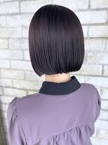 アルバム 池袋(ALBUM)&nbsp;ピンクブラウンフィルターカラー_外ハネボブ_ba396522