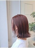 20代30代/イヤリングカラー/ミニボブ/ショートボブ