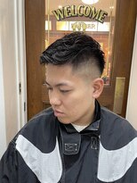 ヒロギンザバーバーショップ 新宿店(HIRO GINZA BARBER SHOP)&nbsp;フェードスタイル(理容室/メンズ/barber shop新宿店)