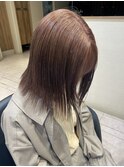 ほんのりピンクのベージュ多めグレージュ