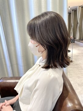 アンス 大阪梅田(ANs.) 20代 30代 40代 ショコラアッシュ 小顔 透明感 美肌 伸ばしかけ
