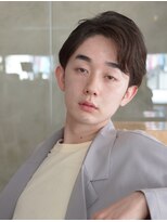 ヘアーラウンジ エゴ(Hair Lounge EGO) ビジネスマンにおすすめ　清潔感あふれるアップバングショート