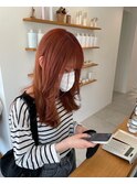 オレンジヘア