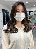 インナーカラーケアブリーチイヤリングカラーハイライトレイヤー