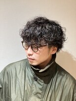 ブローチェアヴェダ マッシュスパイラルパーマ【メンズ/メンズカット/パーマ】
