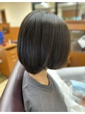 ショートレイヤー／ハンサムショート／艶髪