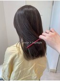 グレージュ×ハイライト