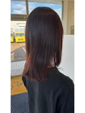 ルクール 上越店 ピンクブラウン×ミディアム/20代30代40代50代