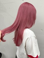 シーク 天神(SEEK)&nbsp;松尾菫菜/ピンクカラー/ダブルカラー/ハイトーン/韓国ヘア