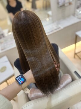 シャルム バイ アローズ 久留米店(CHARM BY AROSE) 透明感大人可愛いマロンベージュカラー髪質改善艶カラー