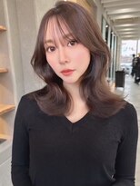 プアメリア 名古屋(Puamelia)&nbsp;くびれミディアム◎ 顔まわりカット　カラー　艶トリートメント