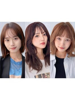 【南浦和駅2分】顔周りレイヤー、前髪で叶える小顔魅せ♪似合せは繊細な技術!ponteの熟練stylistにお任せ!