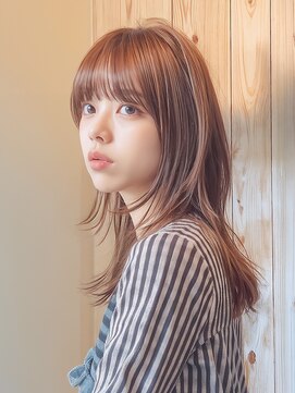 ソワー 甲斐店(SOWER) ワイドバング似合わせカット艶感レイヤーカット