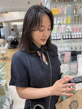 オブヘアージユウガオカ(Of HAIR Jiyugaoka) ロブフェイスレイヤー