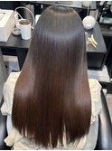 ロングヘアー縮毛矯正髪質改善 赤坂見附