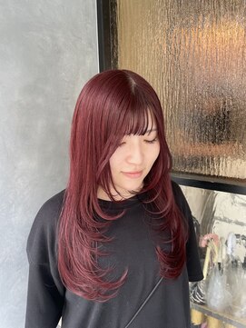 ネオリーブ ジューク 日吉店(Neolive JuQ) 【ブリーチ無し】 暖色カラー