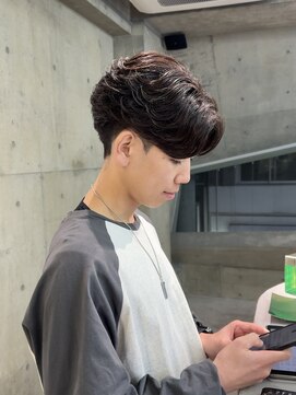 フェザーパーマ/ニュアンスパーマ/毛流れパーマ/メンズパーマ