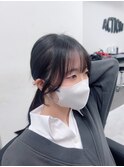 顔まわりカット