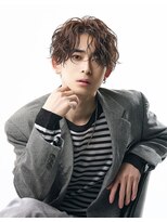 アストラ(ASTRA)&nbsp;MEN’S HAIR/波巻きツイストスパイラル/リバースセンターパート