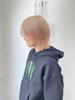 ミュー(Mu)&nbsp;ミルクティーブロンド　メンズカット