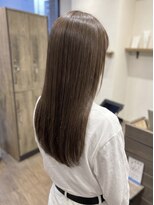 ニコリヘアワークス(nicori hair works)&nbsp;ロング×ストレート×ナチュラルブラウン3